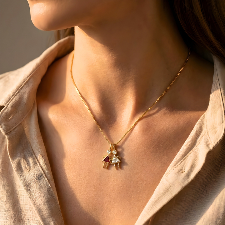 Collier Cœur de Maman