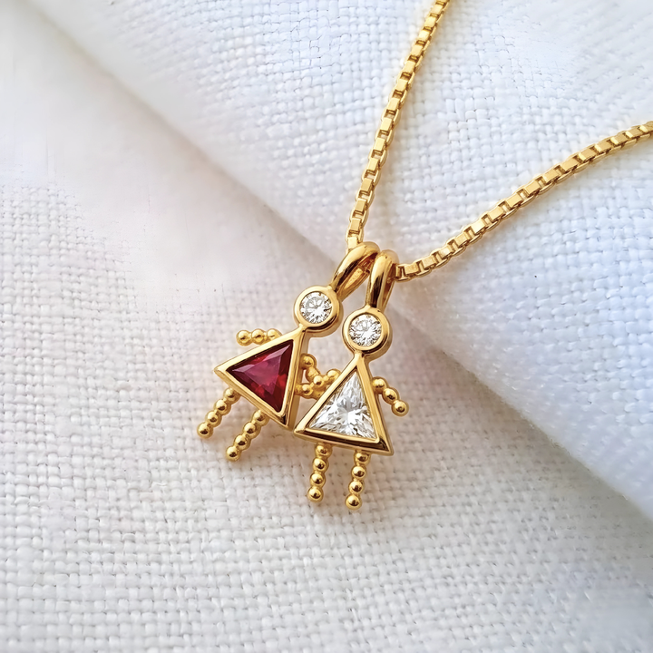 Collier Cœur de Maman
