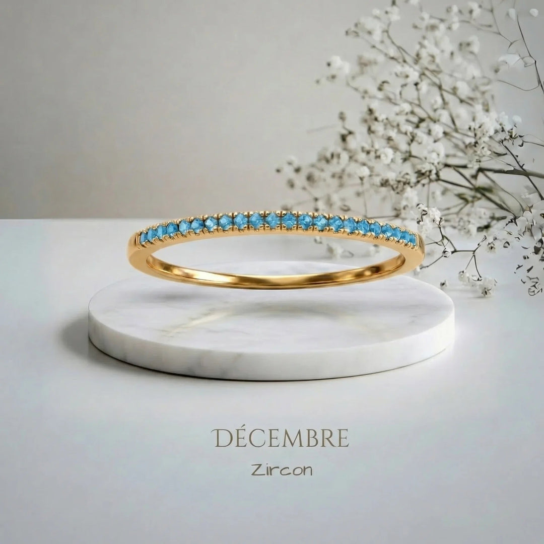 BAGUE AVEC PIERRE DE NAISSANCE