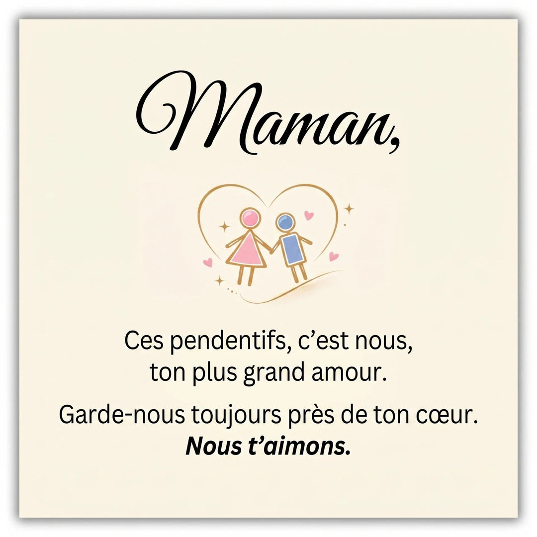 Collier Cœur de Maman
