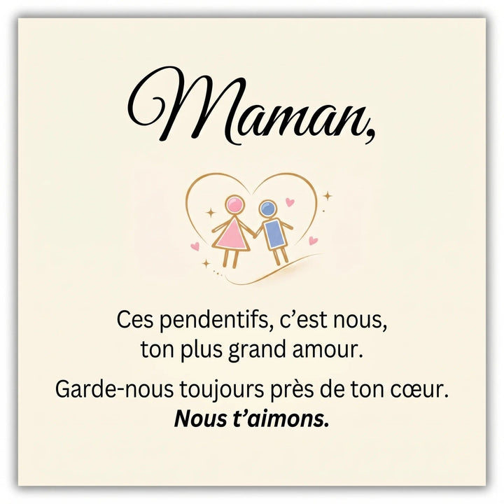 Collier Cœur de Maman