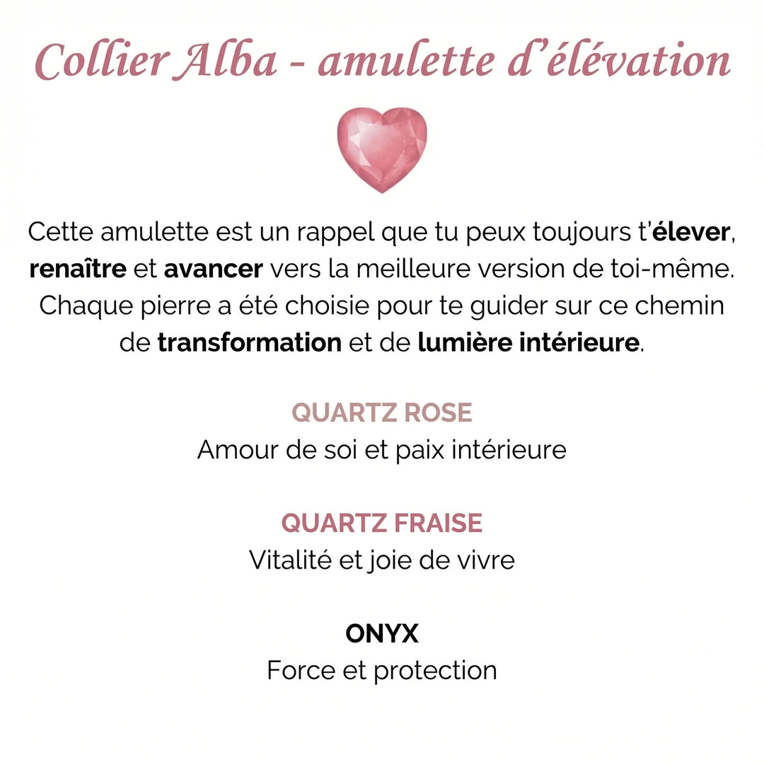 COLLIER ALBA – AMULETTE D'ÉLÉVATION