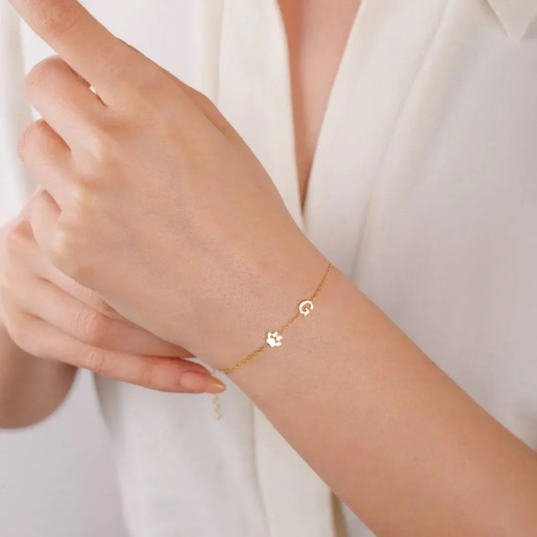 BRACELET PERSONNALISÉ AVEC INITIALES
