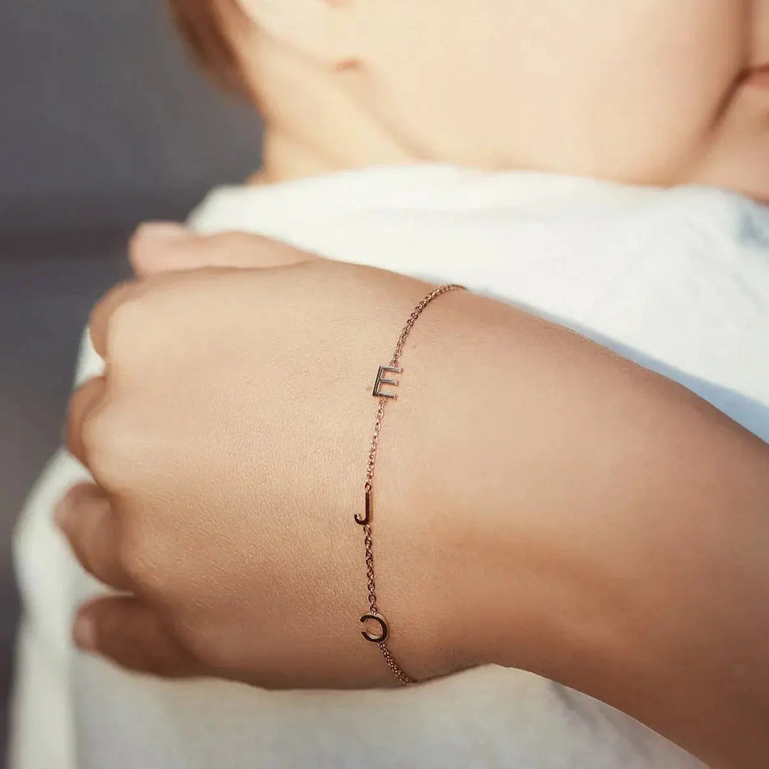 BRACELET PERSONNALISÉ AVEC INITIALES