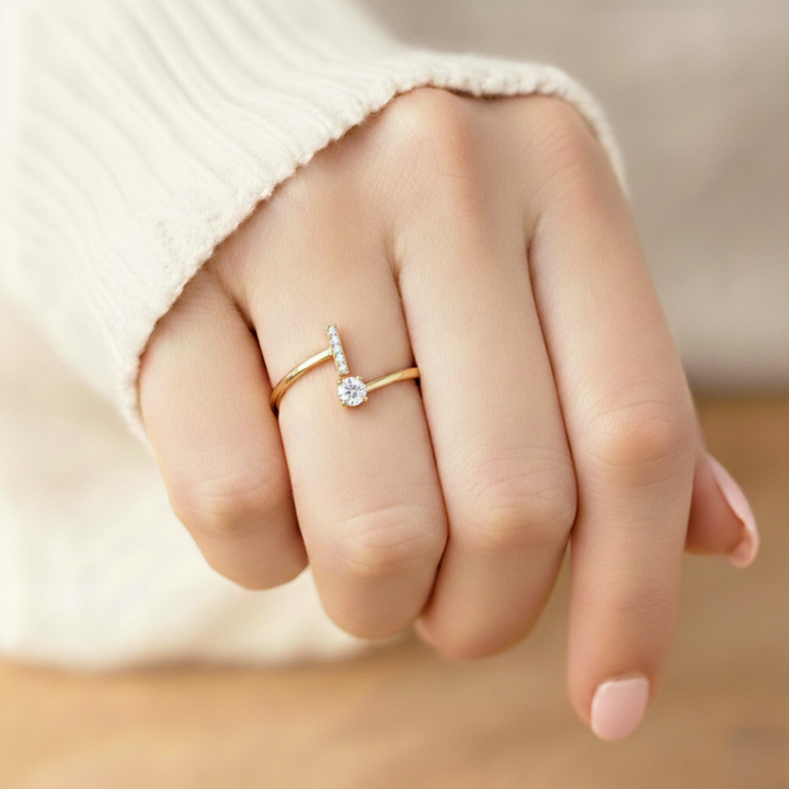 BAGUE AJUSTABLE CLASSIC AVEC INITIALES